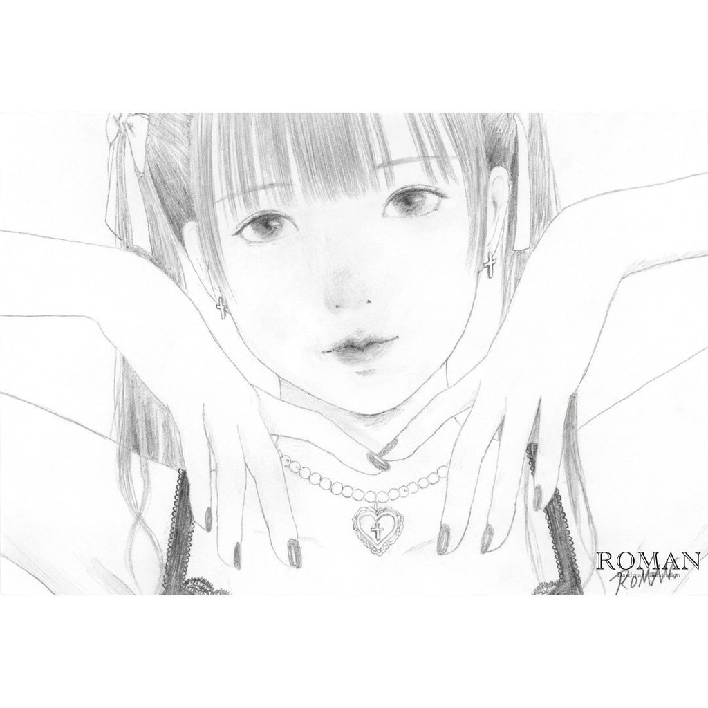 ハガキサイズドローイング#10