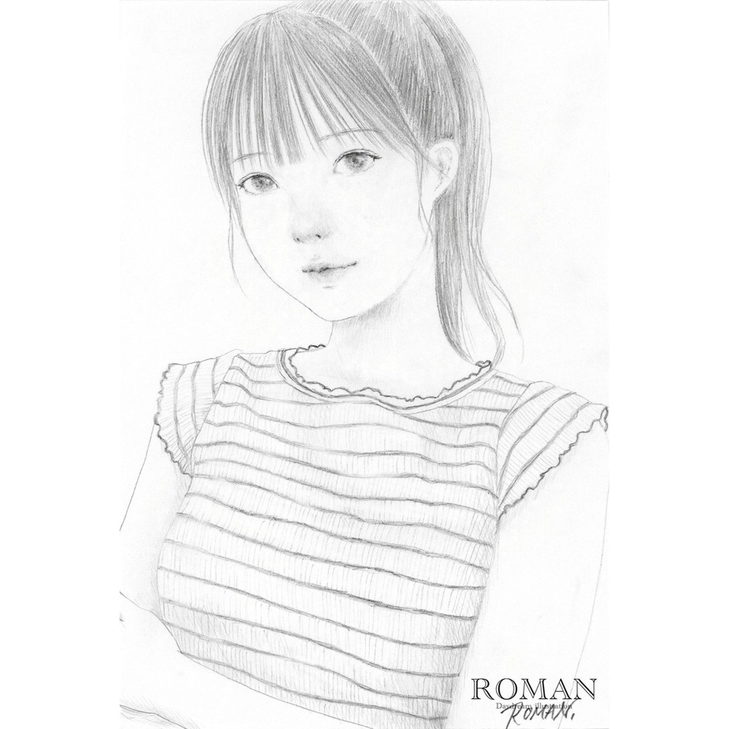 ハガキサイズドローイング#18