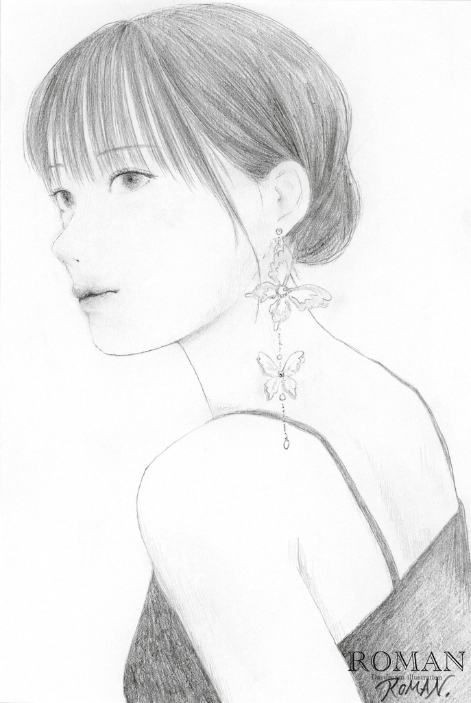 ハガキサイズドローイング#20