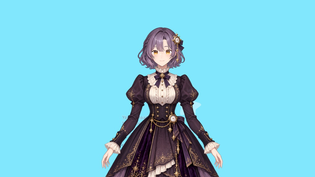 【限定一点】Live2dモデル Vtuber用の女の子アバター・モデルデータ 001