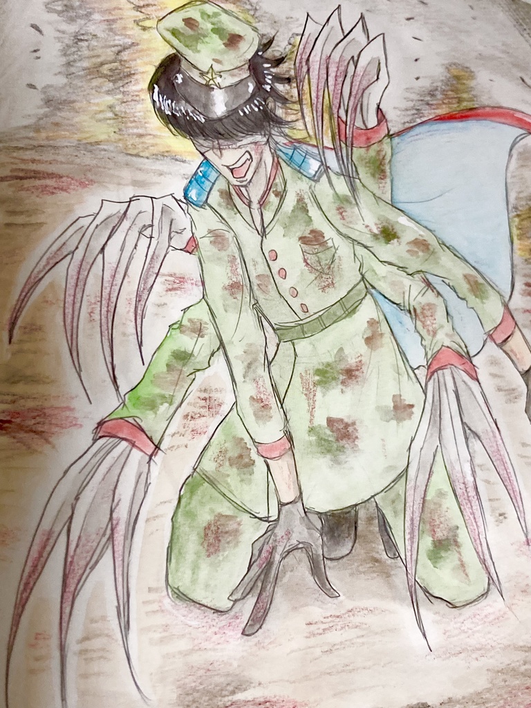 スィエールプ軍曹 原画 A4