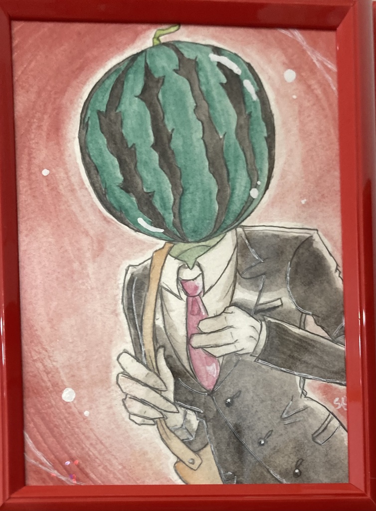 【いつもと違う】額付き原画
