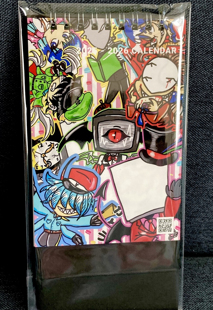 オリキャラ卓上カレンダー（2025〜2026年版）