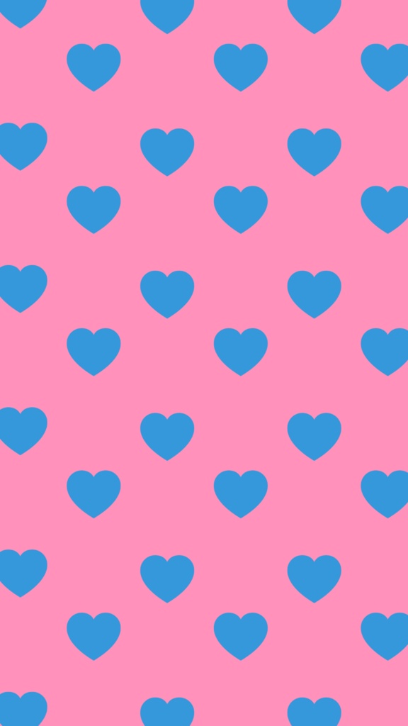 Heart Wallpaper – Pink and blue