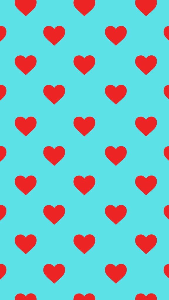 Heart Wallpaper – Pink and light blue