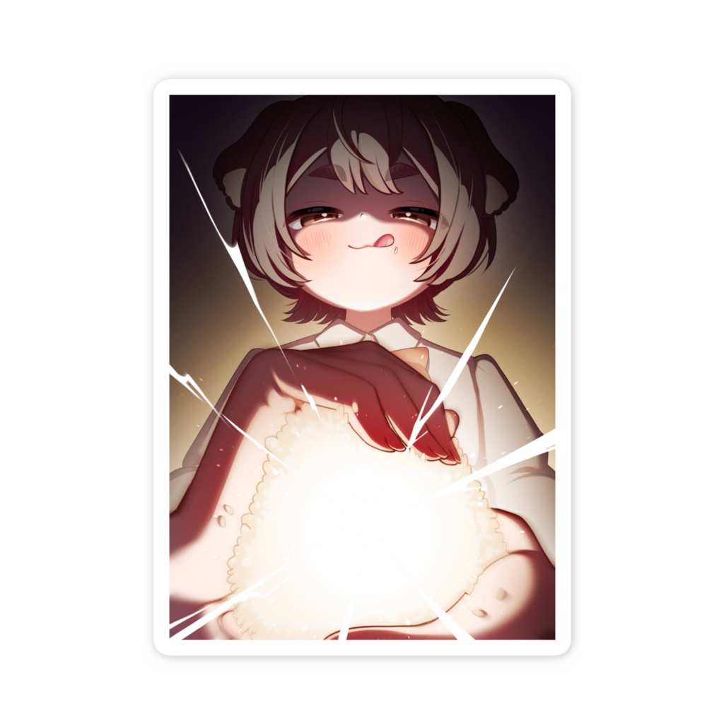 【常設】握り飯に込めた思い スマホステッカー