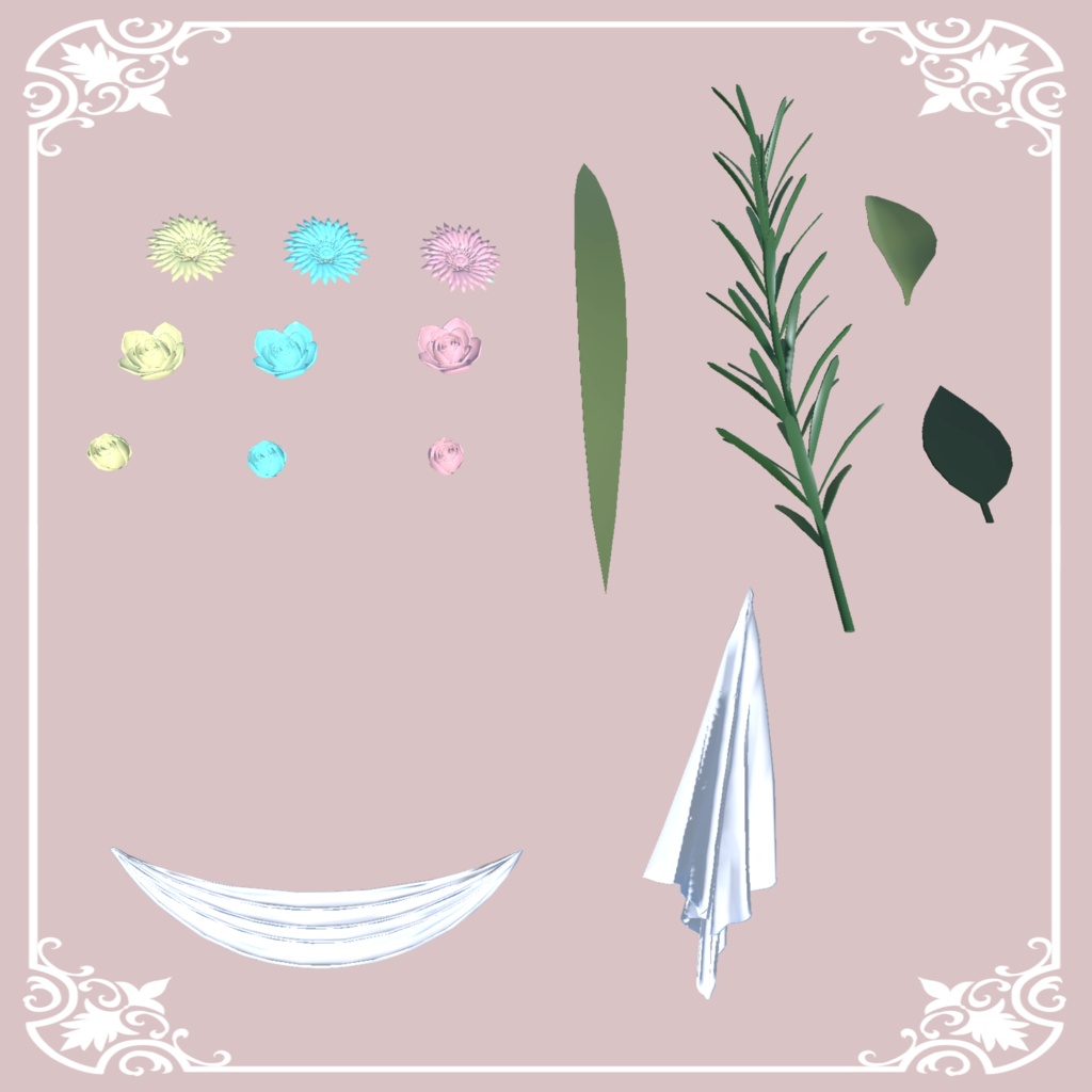 結婚式を挙げよう!ウェディングアセット(95点)