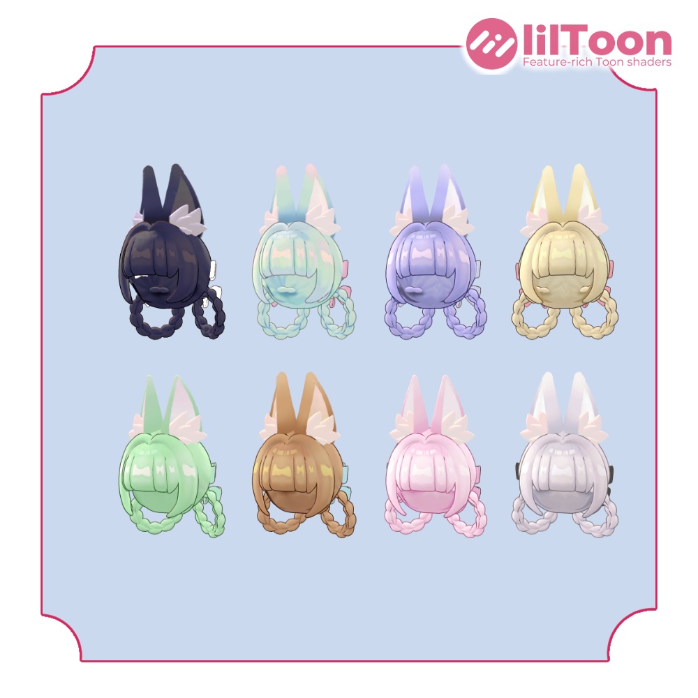 みつあみリングヘア&イヤー - キプフェル対応 / MA設定済み