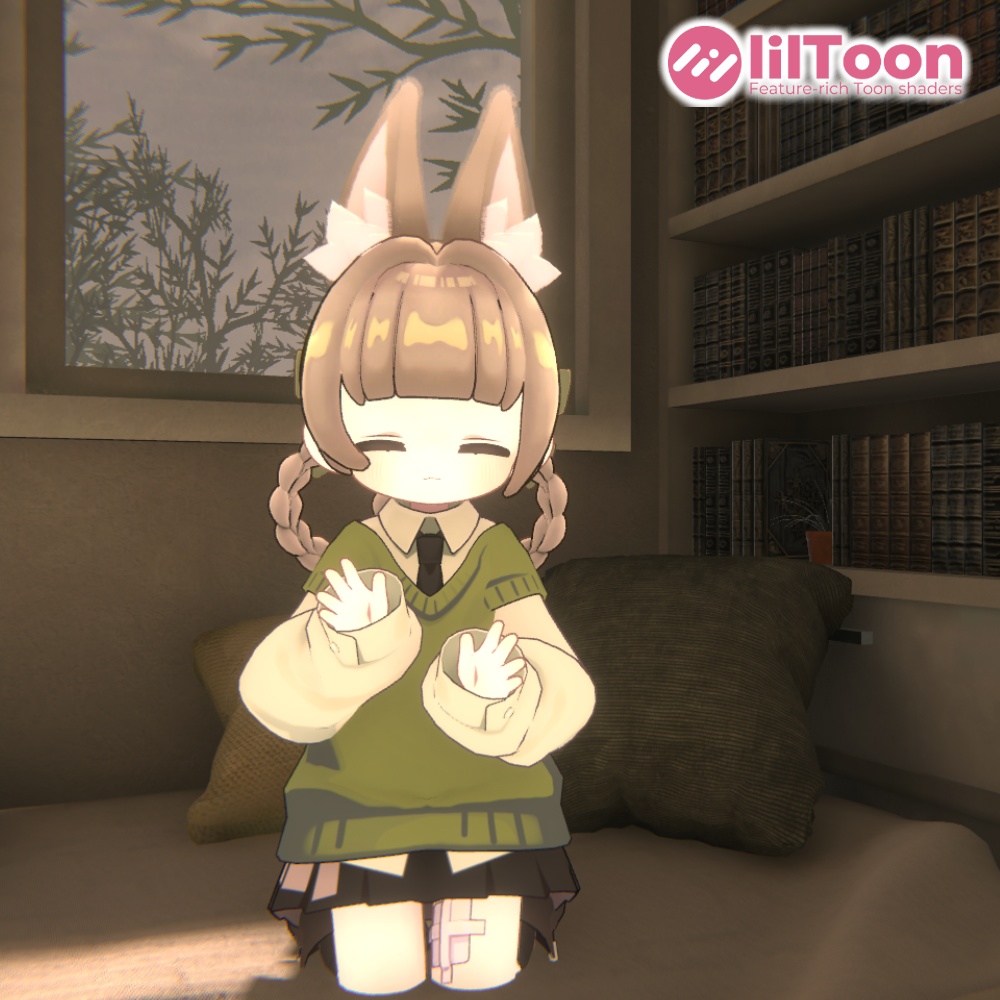 みつあみリングヘア&イヤー - キプフェル対応 / MA設定済み