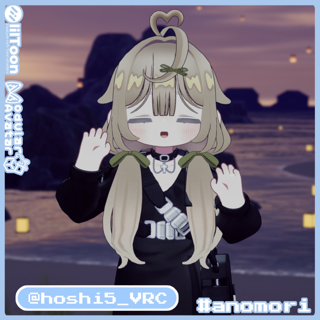 ツインループヘア - しらつめ・キプフェルetc対応 / MA設定済み