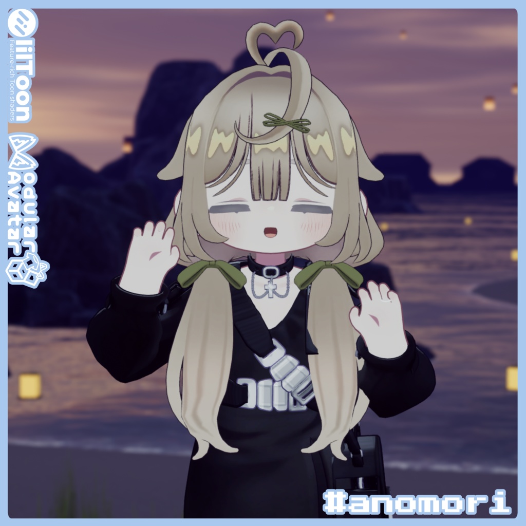 ツインループヘア - しらつめ・キプフェルetc対応 / MA設定済み