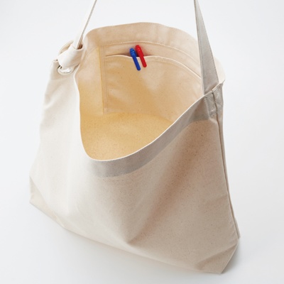 Big ring shoulder bag -spray flower.-
