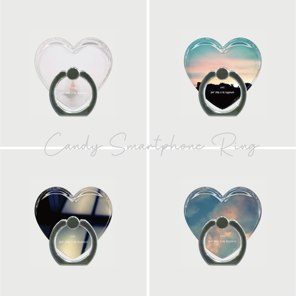 【4種】candy smartphone ring　-Heart type- vol.3-