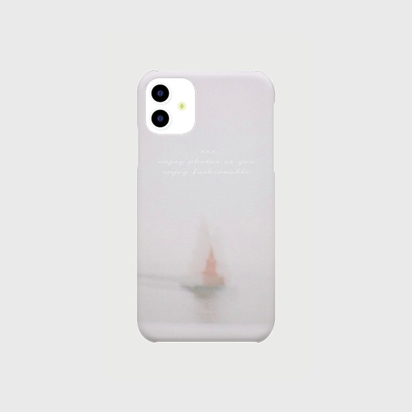 clear smartphone case  -white yot-