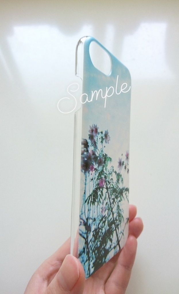 clear smartphone case -candy blue-
