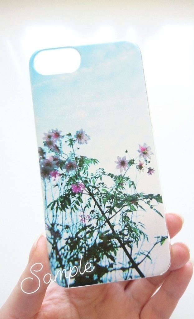 clear smartphone case -blue jean-