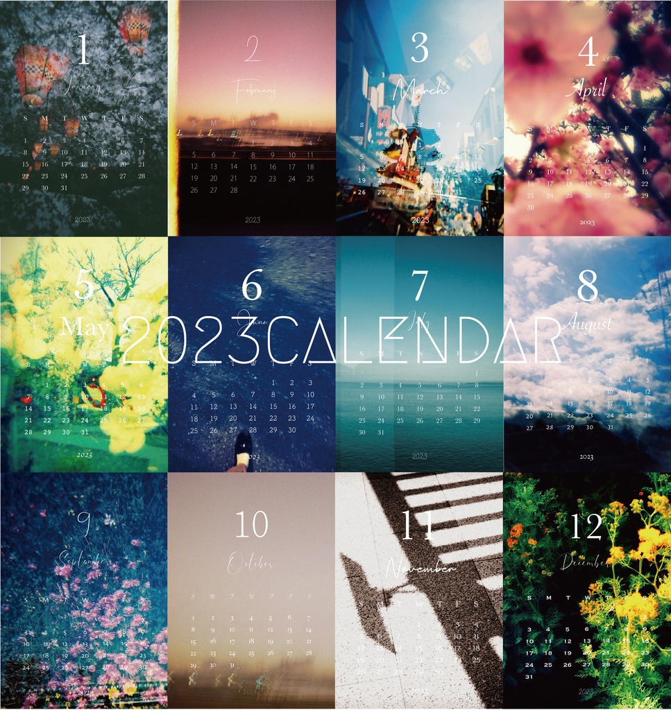 -xxx. original calendar- 2023年フォトカレンダー