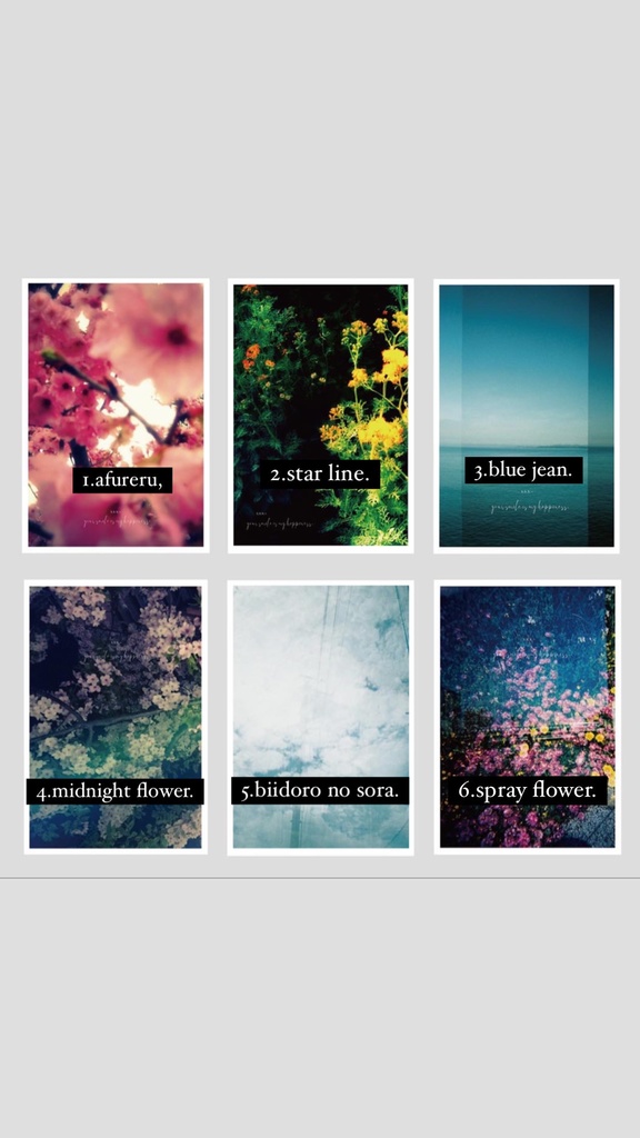 【Toyphoto mini letter set】