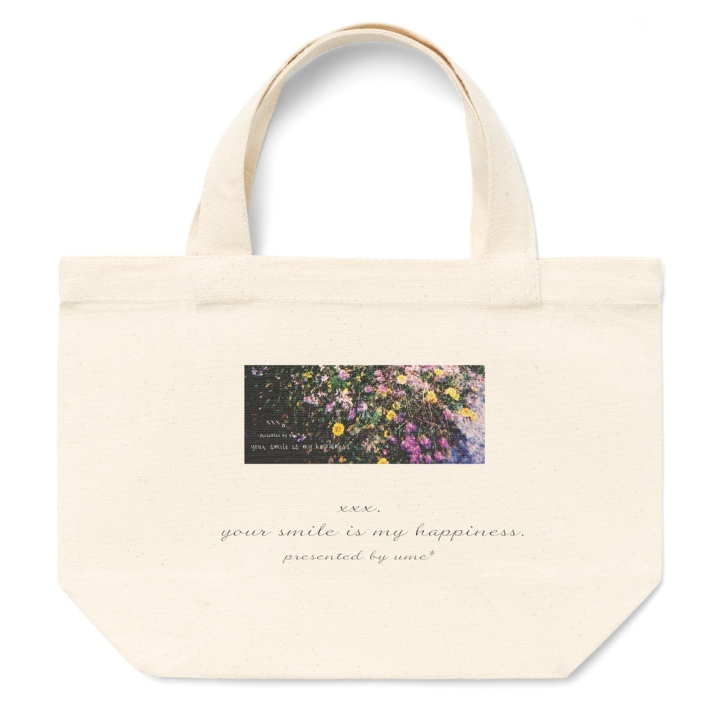 flower logo lunch-bag