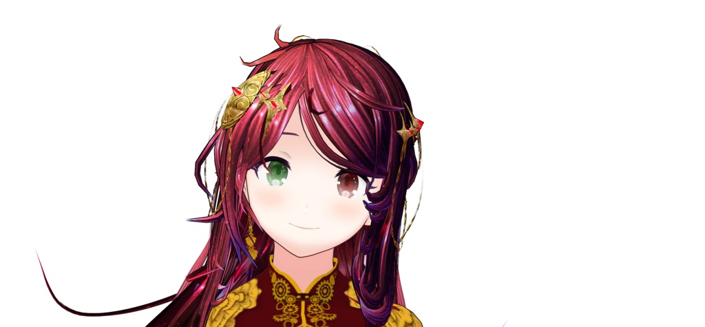 Vroid Hair colors with highlights and without and Eyes texture package