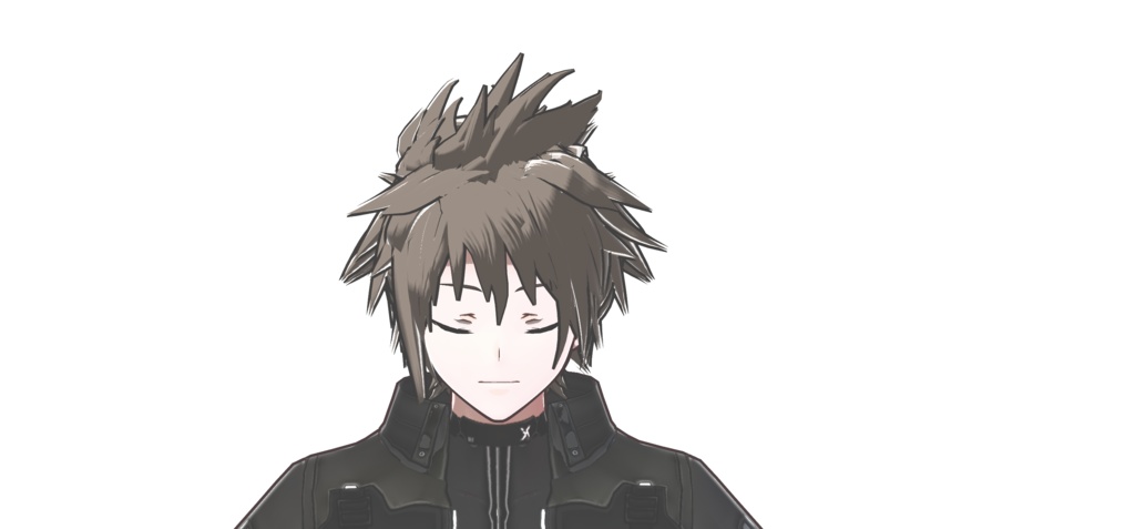 Vroid Hair colors with highlights and without and Eyes texture package