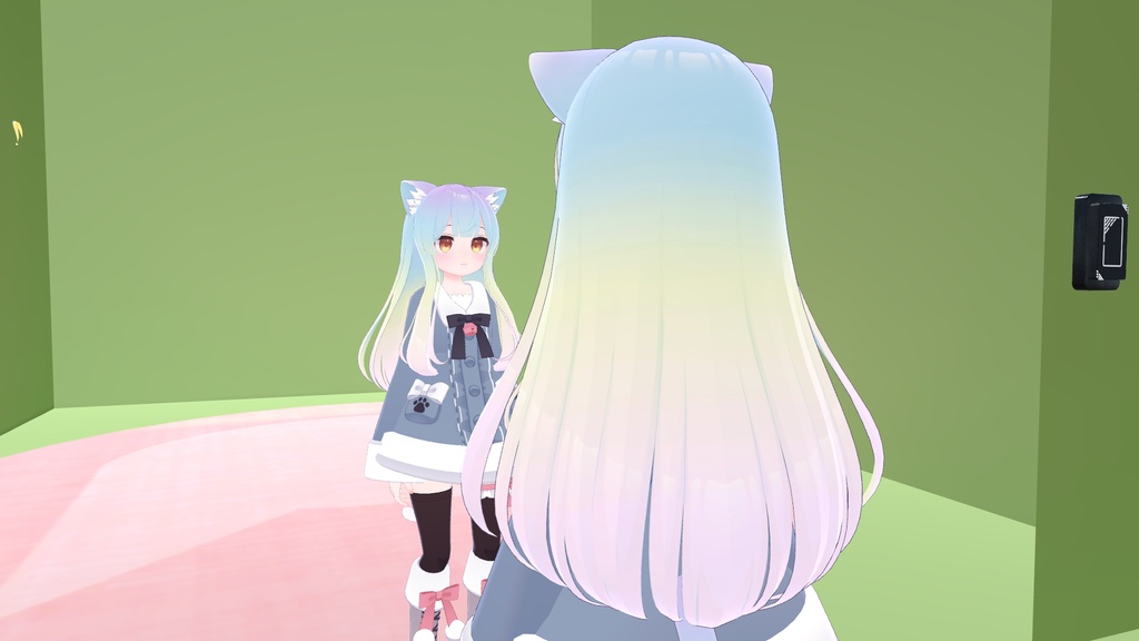 【無料】ミルクヘアテクスチャ【グラデーション】