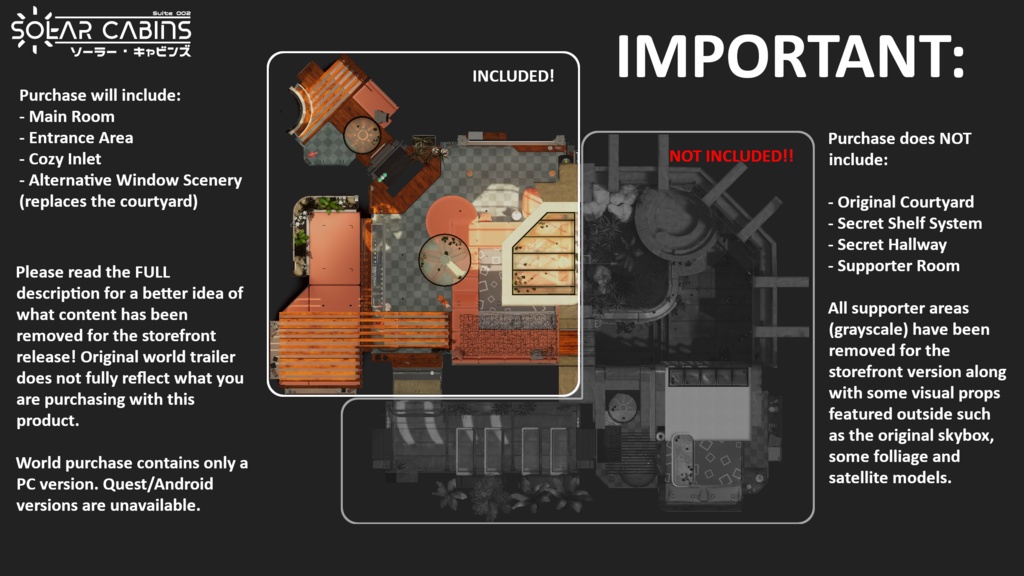 Solar Cabins S2 | VRChat World (2025)