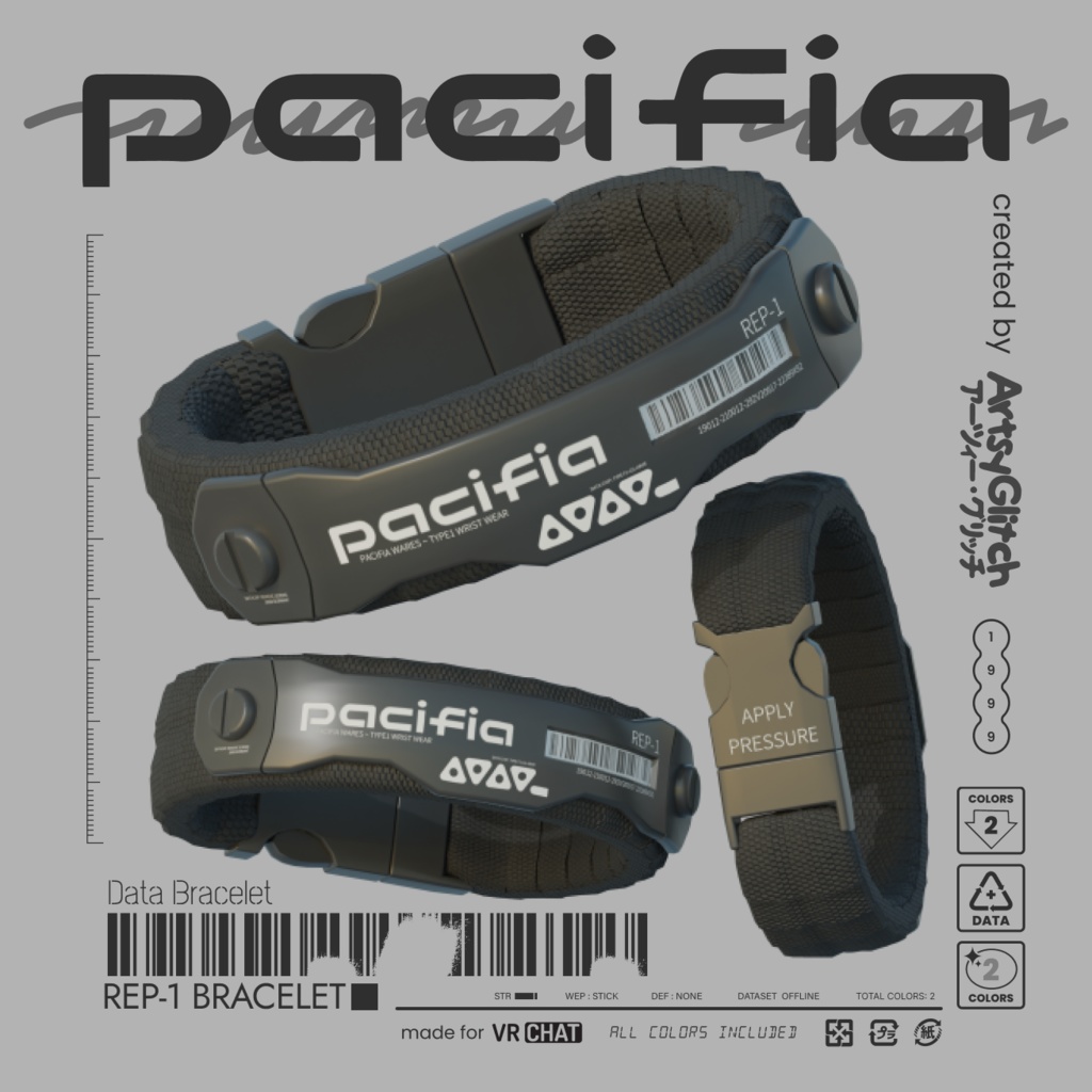 Rep-1 Data Bracelet 【PACIFIA WARES】