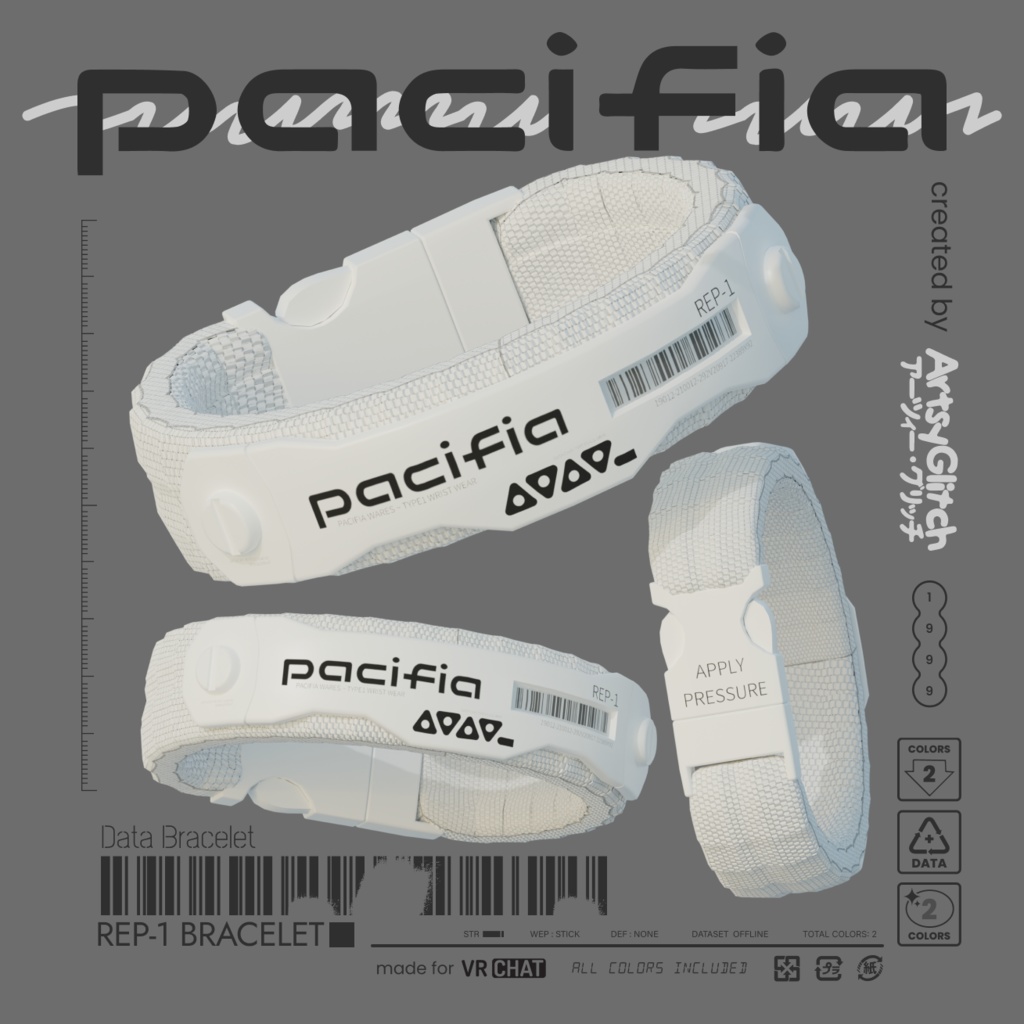 Rep-1 Data Bracelet 【PACIFIA WARES】
