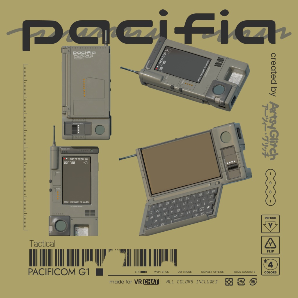 Pacificom G1 Retro Phone 【PACIFIA WARES】