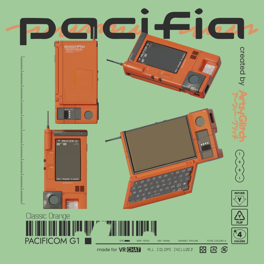 Pacificom G1 Retro Phone 【PACIFIA WARES】