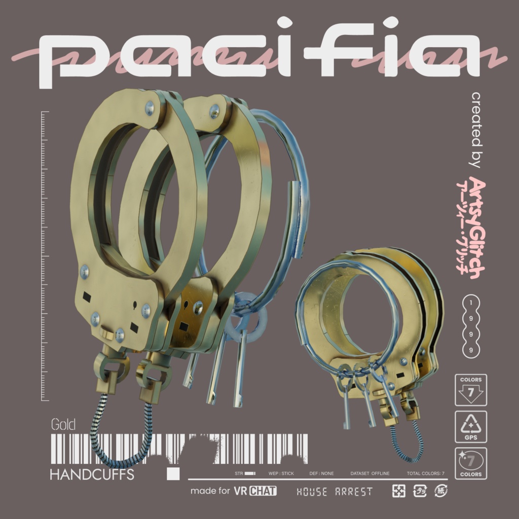 Handcuff Bracelets 【PACIFIA WARES】