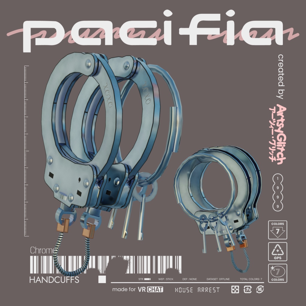 Handcuff Bracelets 【PACIFIA WARES】