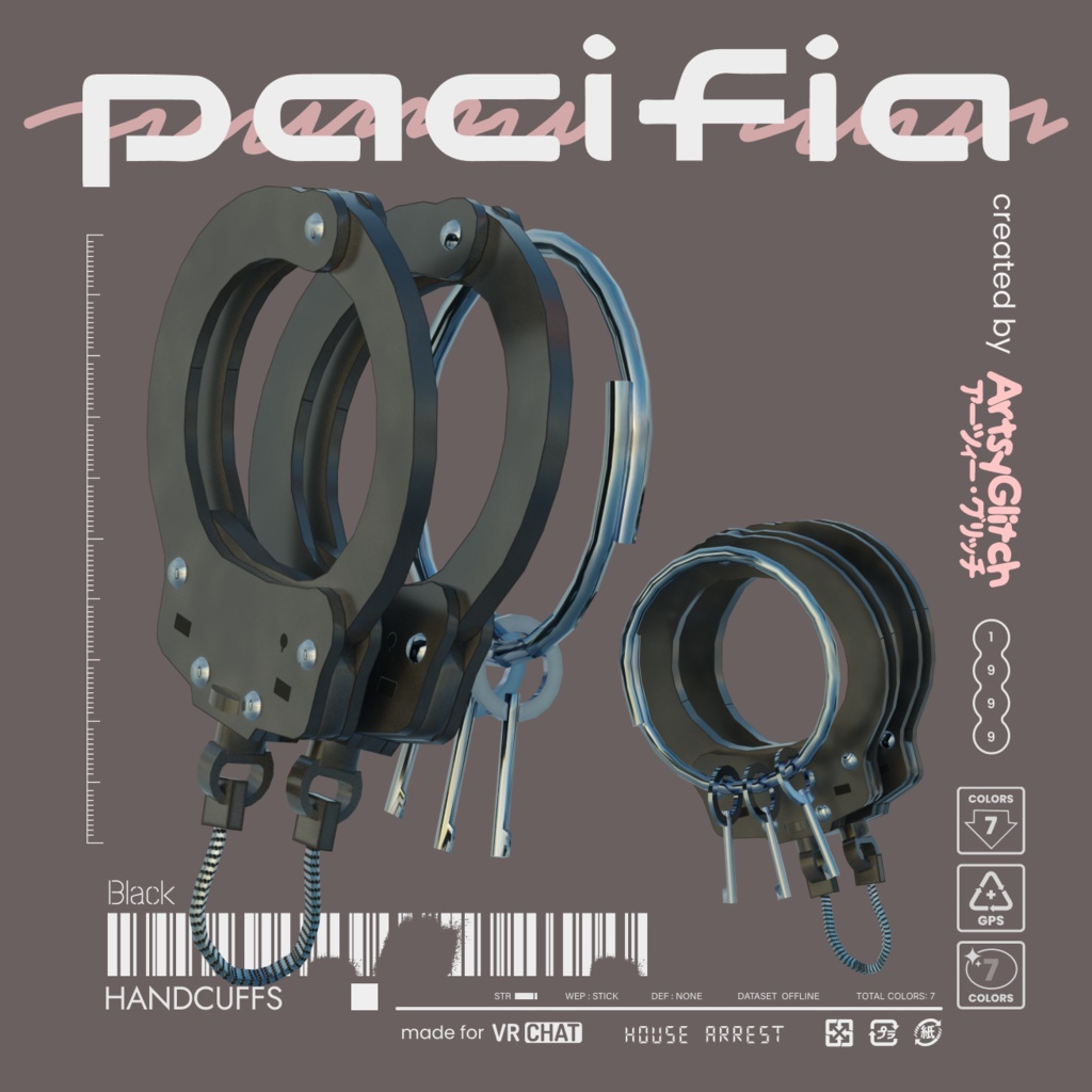 Handcuff Bracelets 【PACIFIA WARES】