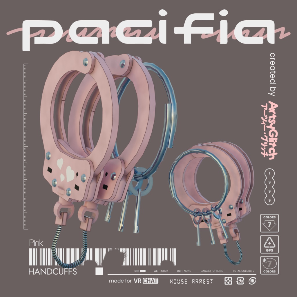 Handcuff Bracelets 【PACIFIA WARES】