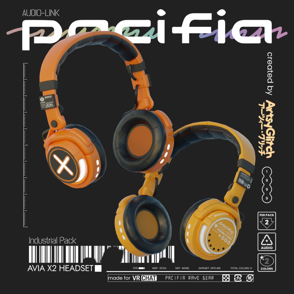 AVIA X2 Headphones 【PACIFIA WARES】