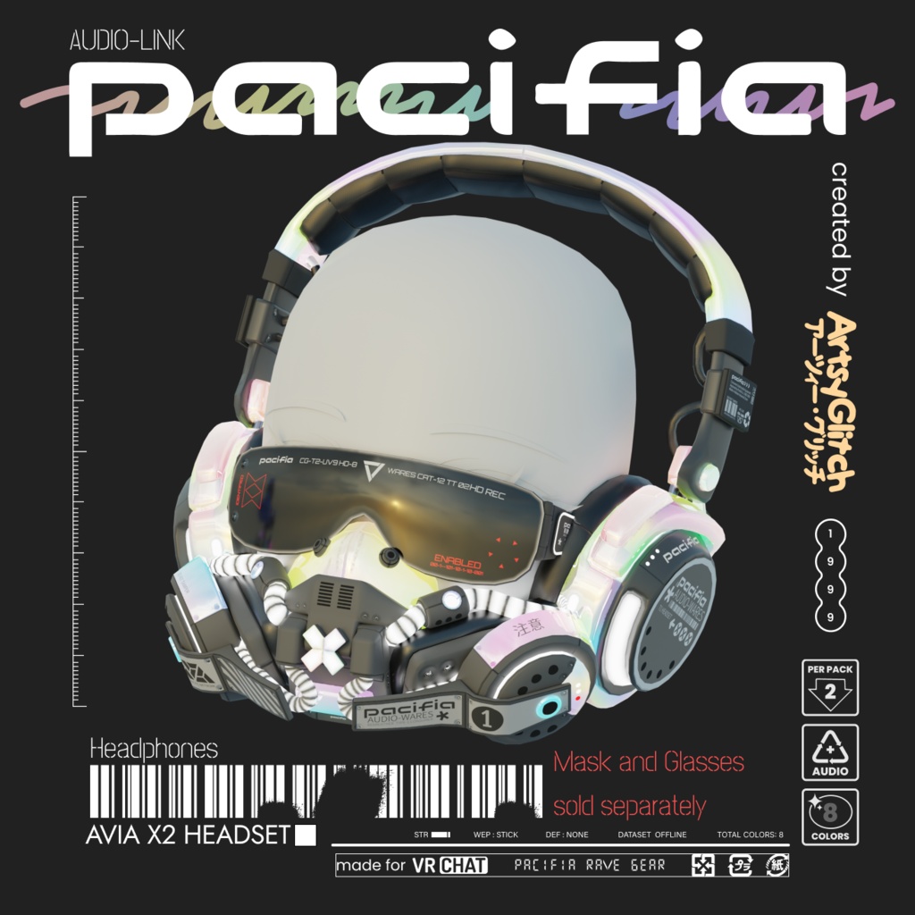 AVIA X2 Headphones 【PACIFIA WARES】