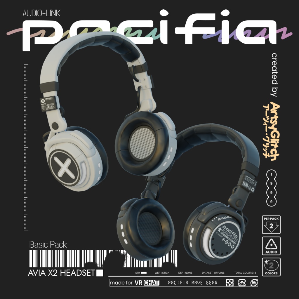 AVIA X2 Headphones 【PACIFIA WARES】