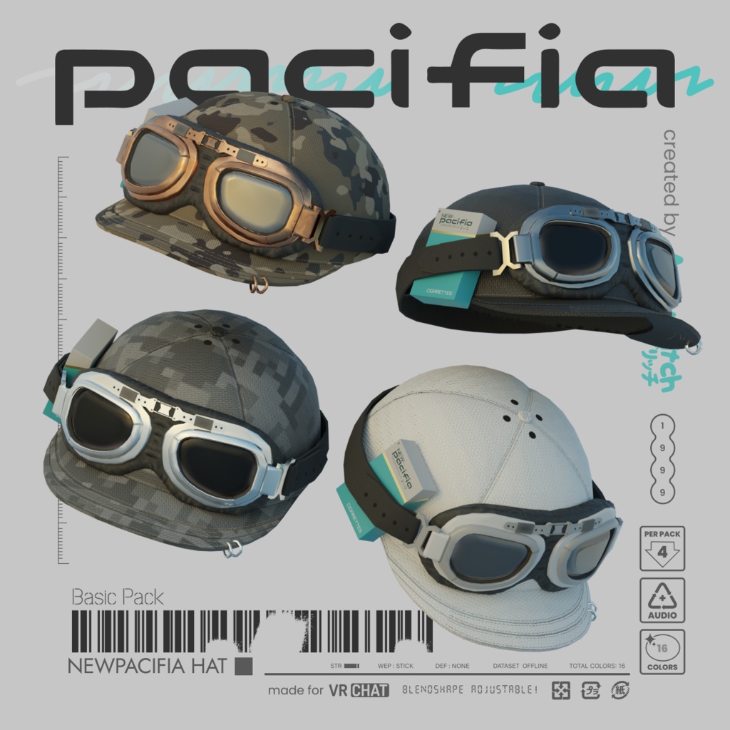 NewPACIFIA Hats 【PACIFIA WARES】