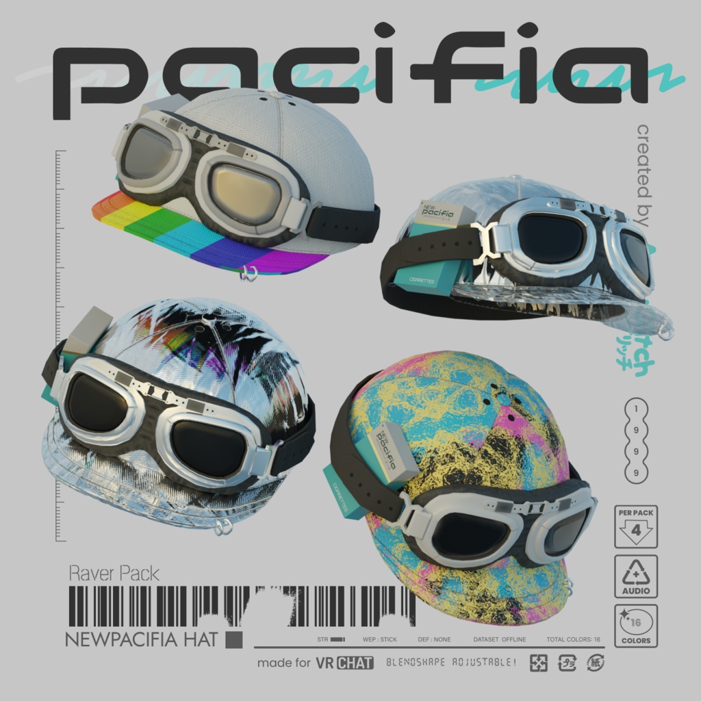 NewPACIFIA Hats 【PACIFIA WARES】