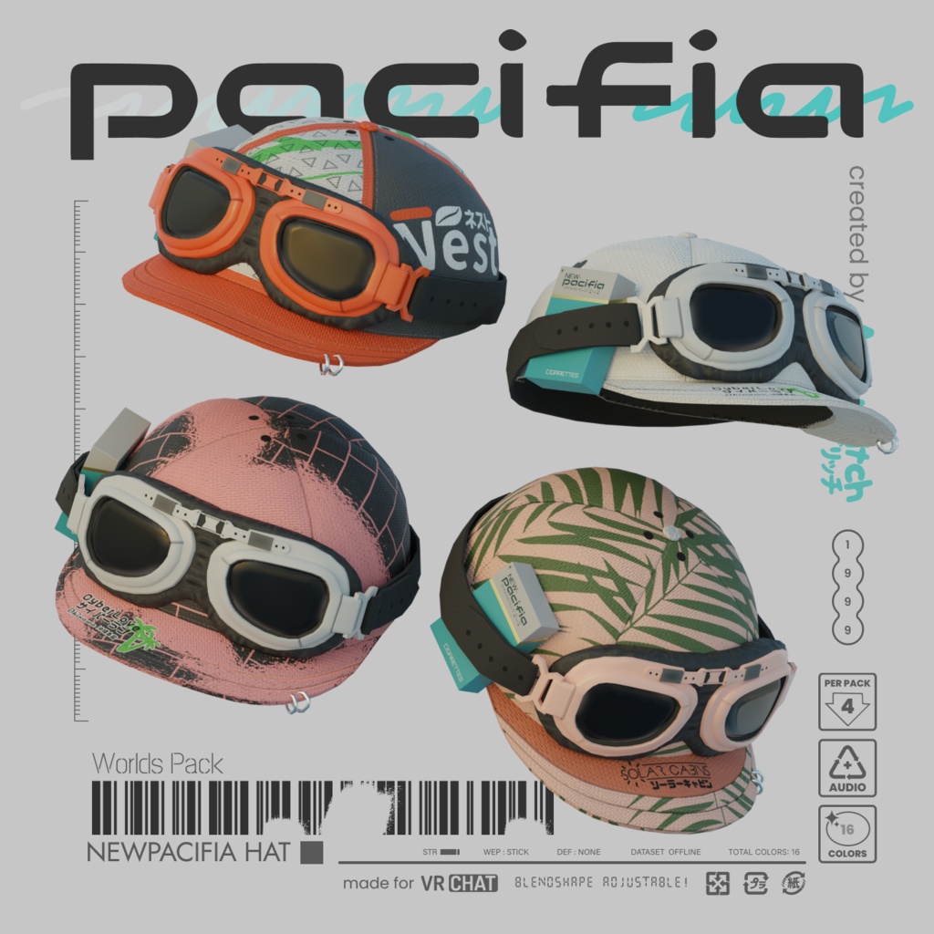 NewPACIFIA Hats 【PACIFIA WARES】