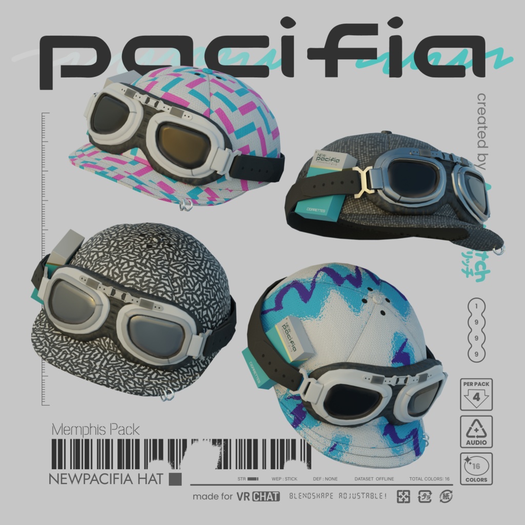 NewPACIFIA Hats 【PACIFIA WARES】