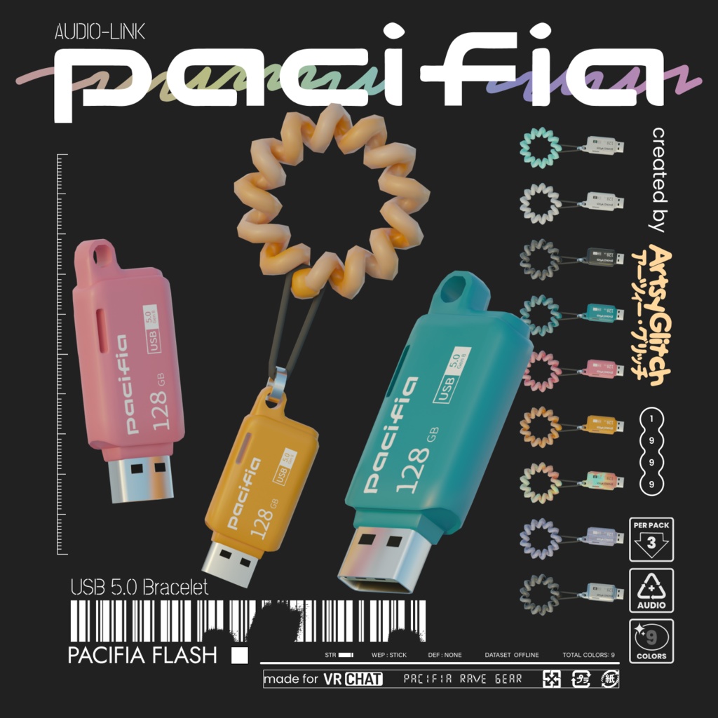Flash Bracelet 【PACIFIA WARES】