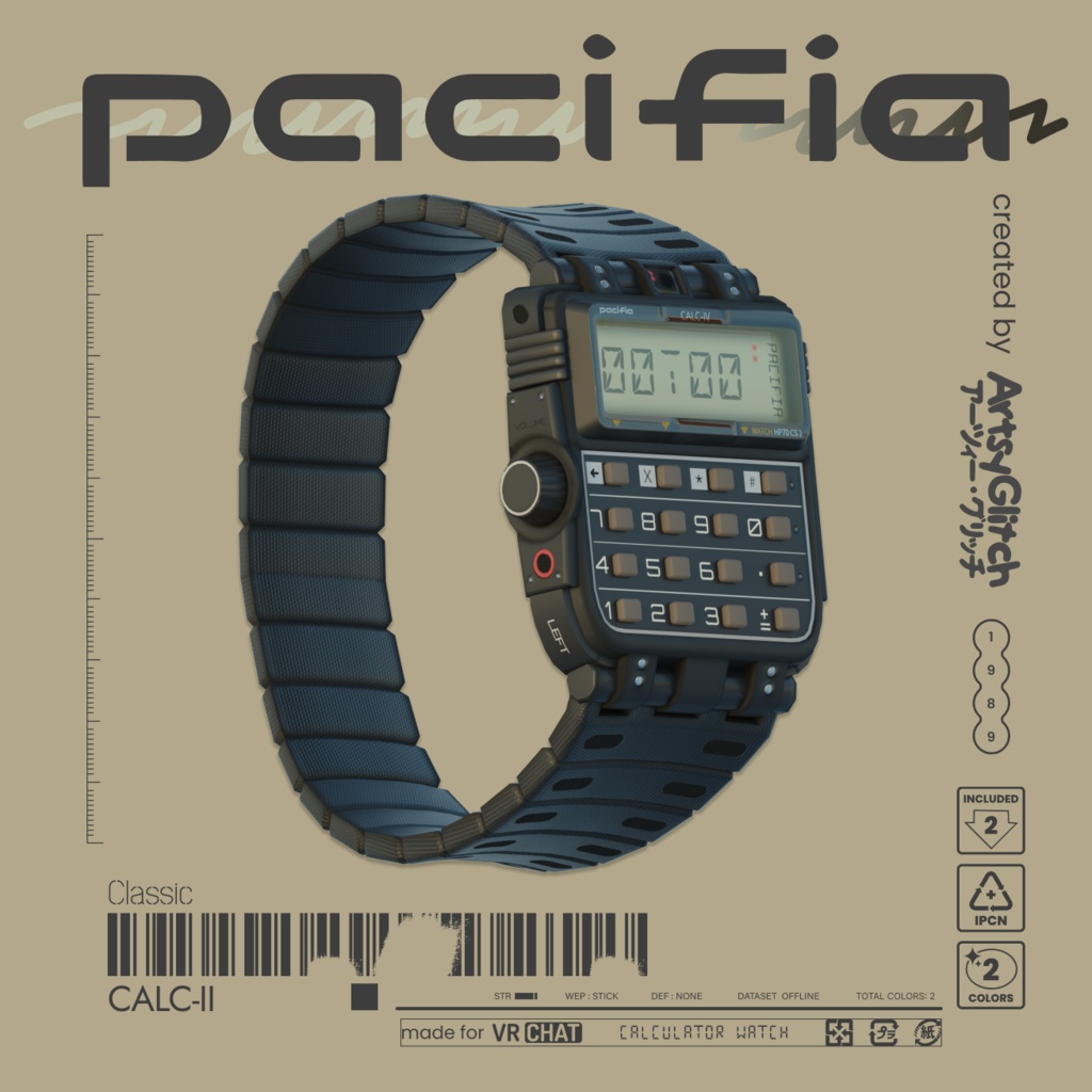Calc-II Wrist Watch 【PACIFIA WARES】