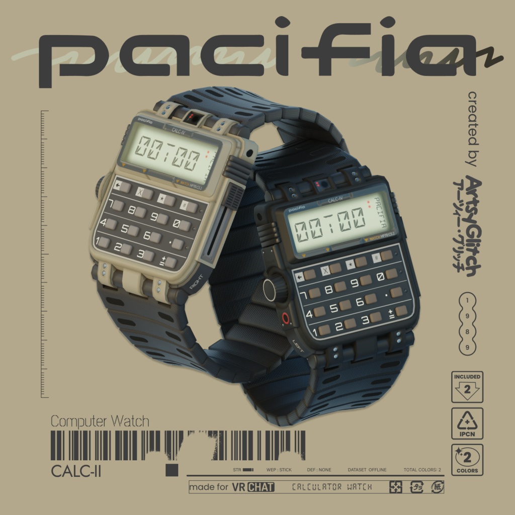 Calc-II Wrist Watch 【PACIFIA WARES】