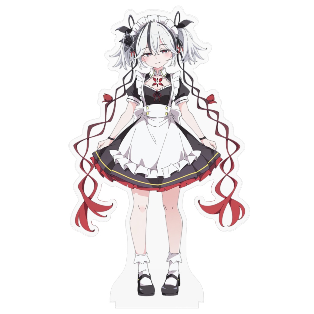 メイド ツバキ アクリルフィギュア - 160x160mm