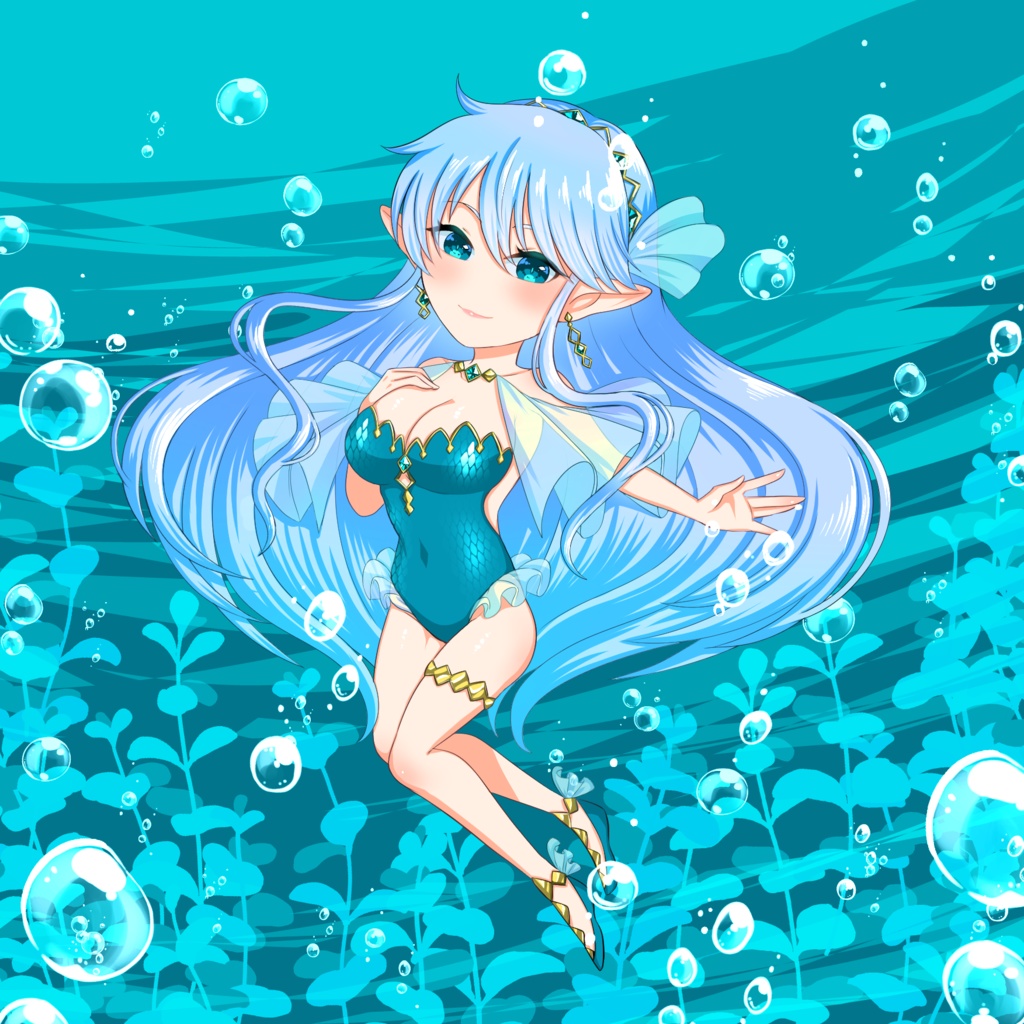 フロスト/水面アクリルキーホルダー