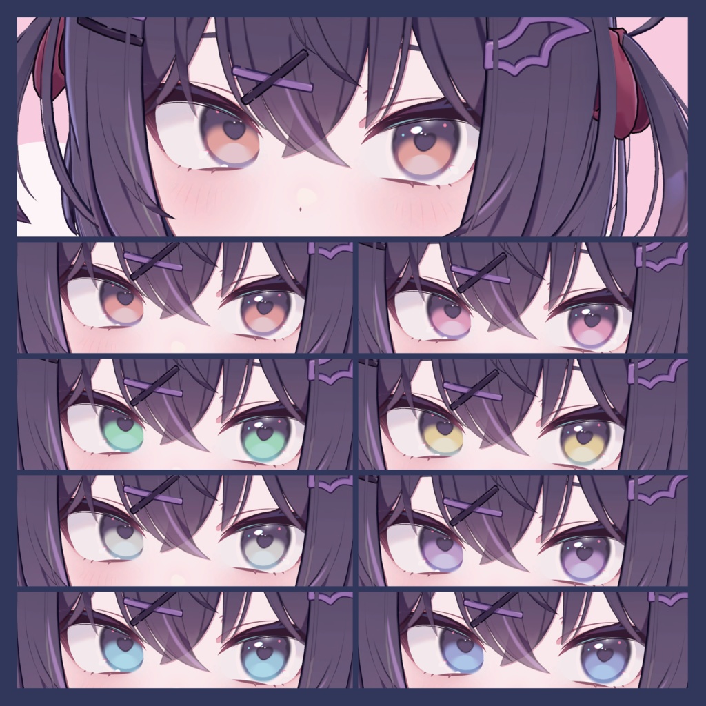 【11アバター対応】ღ Melty Eye texture ღ #SH_texture
