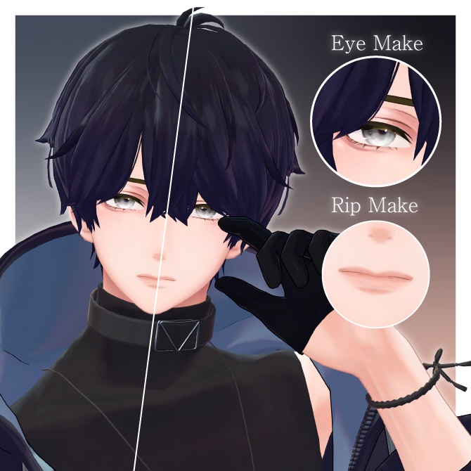 【水瀬用メイクテクスチャ】Make Up texture #SH_texture