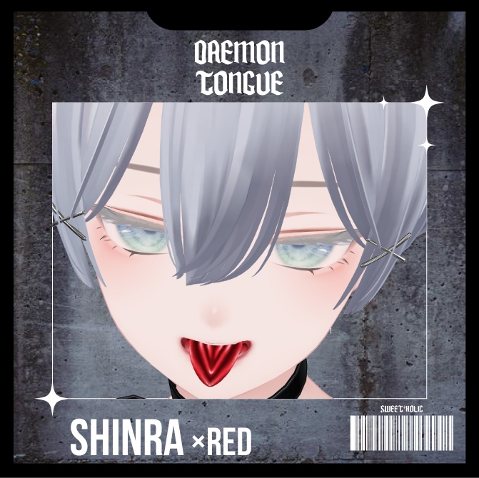 【4アバター対応】✟Daemon tongue✟ #SH_texture